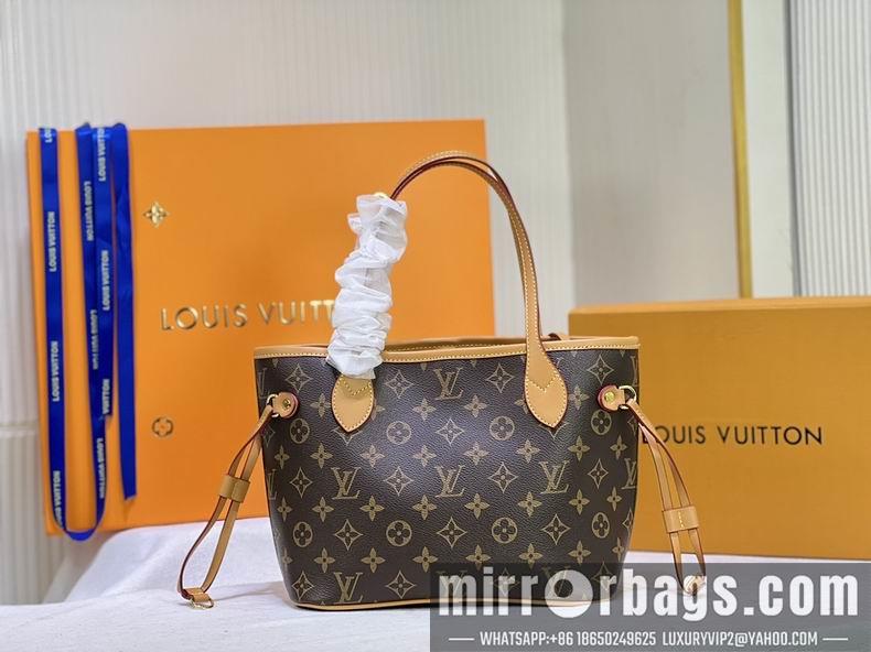 1:1 Louis Vuitton Bags Neverfull N41359,M99063 25x20x10 cm cs