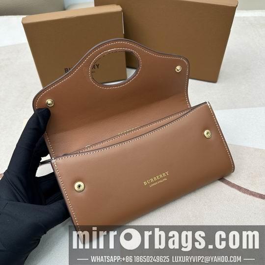 Burberry Replica Bags Burberry 2161棕 19x10x3cm zy