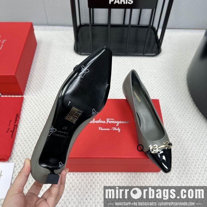 Replica Ferragamo Shoes Ferragamo sz35-40 4.5CM YM1201