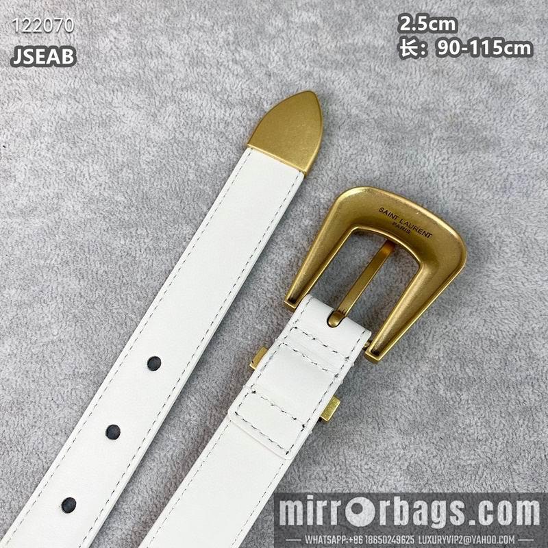 Replica YSL belt 25mmX90-115cm 8L01