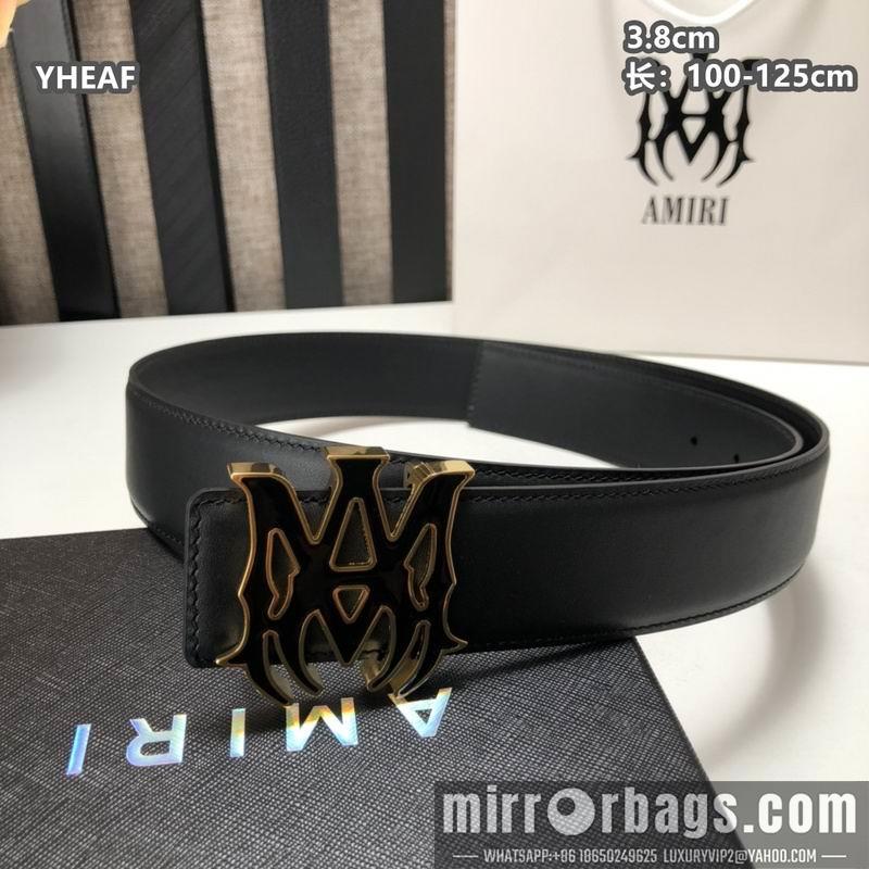 Replica Amiri belt 38mmX100-125cm 8L33