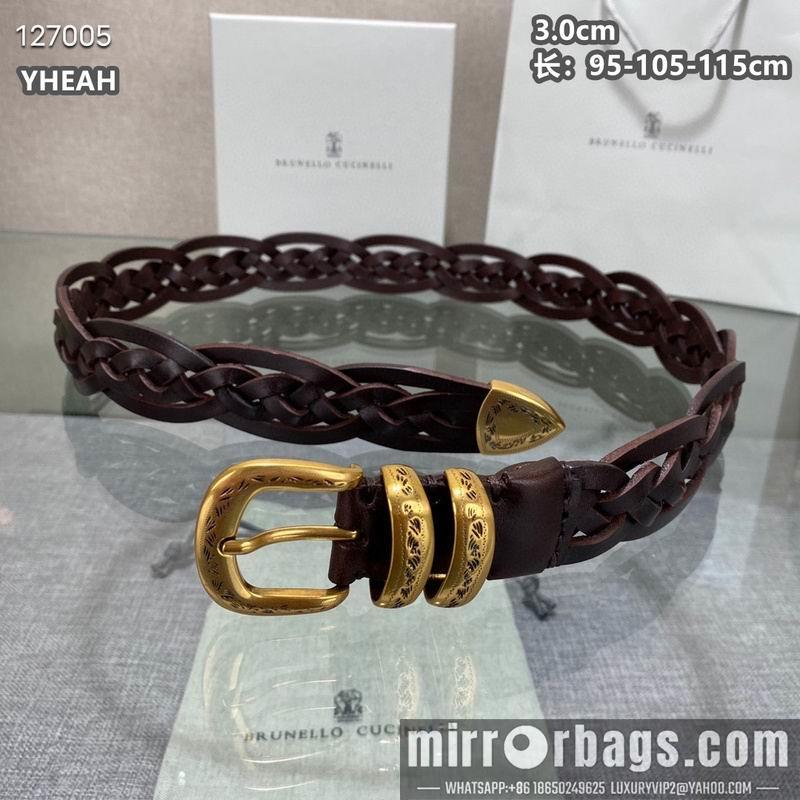 Replica Brunello Cucinelli belt 30mmX95-105-115cm 8L03