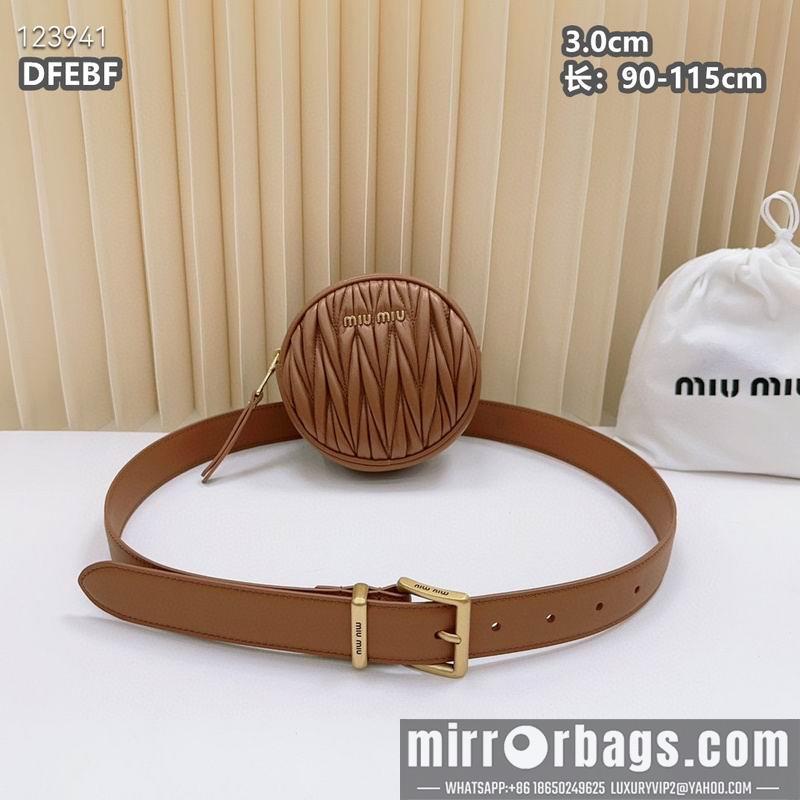 Replica Miumiu belt 30mmX90-115cm 8L02