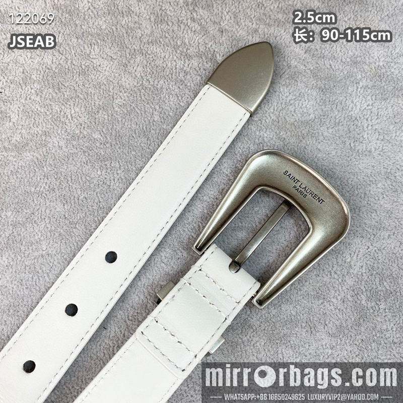 Replica YSL belt 25mmX90-115cm 8L01