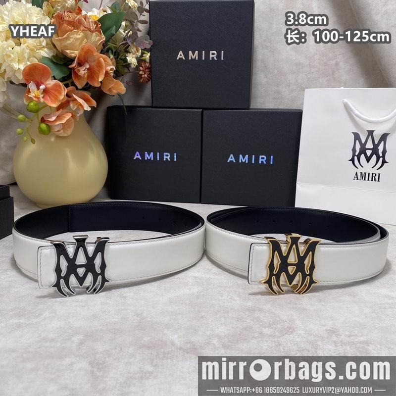 Replica Amiri belt 38mmX100-125cm 8L38