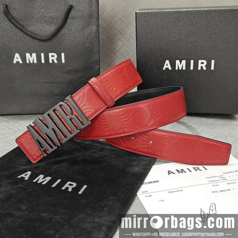 Replica Amiri belt 38mmX90-125cm lb05