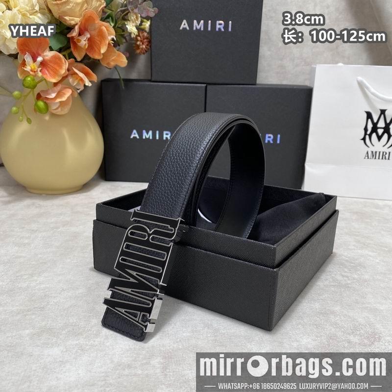 Replica Amiri belt 38mmX100-125cm 8L37