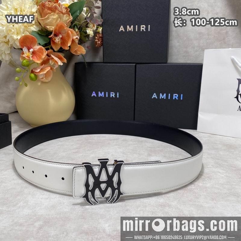 Replica Amiri belt 38mmX100-125cm 8L38