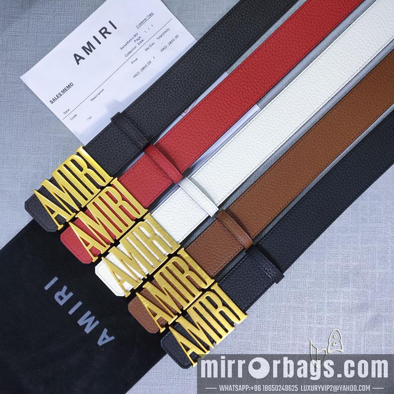 Replica Amiri belt 38mmX80-125cm lb061202