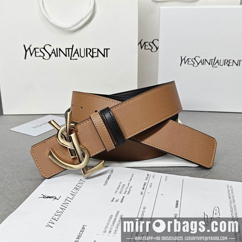 Replica YSL belt 38mmX80-125cm lb082001