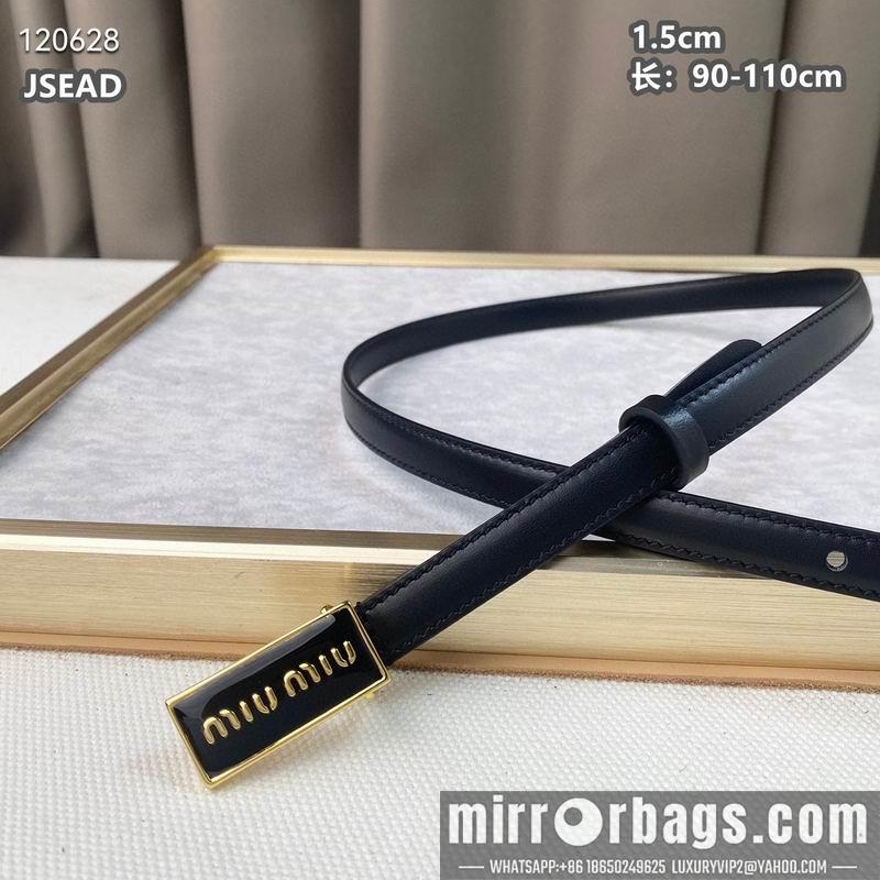 Replica Miumiu belt 15mmX90-110cm 8L072001