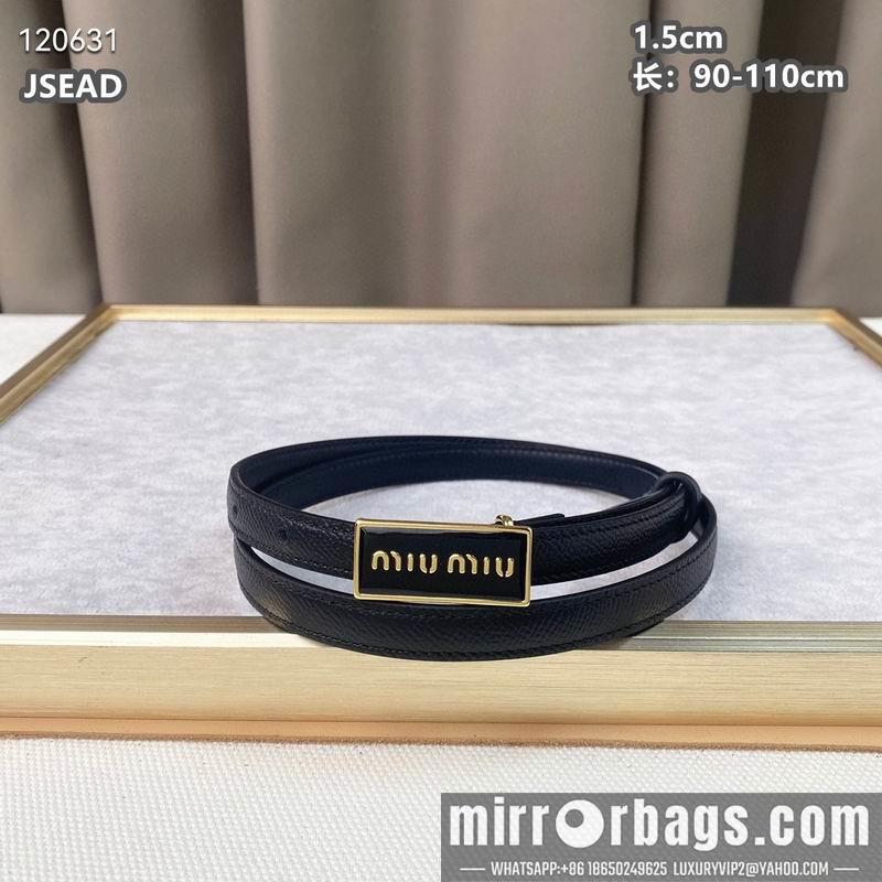 Replica Miumiu belt 15mmX90-110cm 8L072001