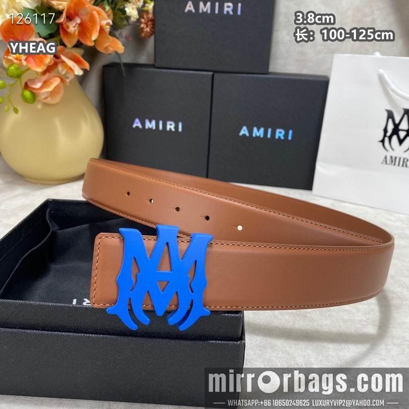 Replica Amiri belt 38mmX100-125cm 8L11