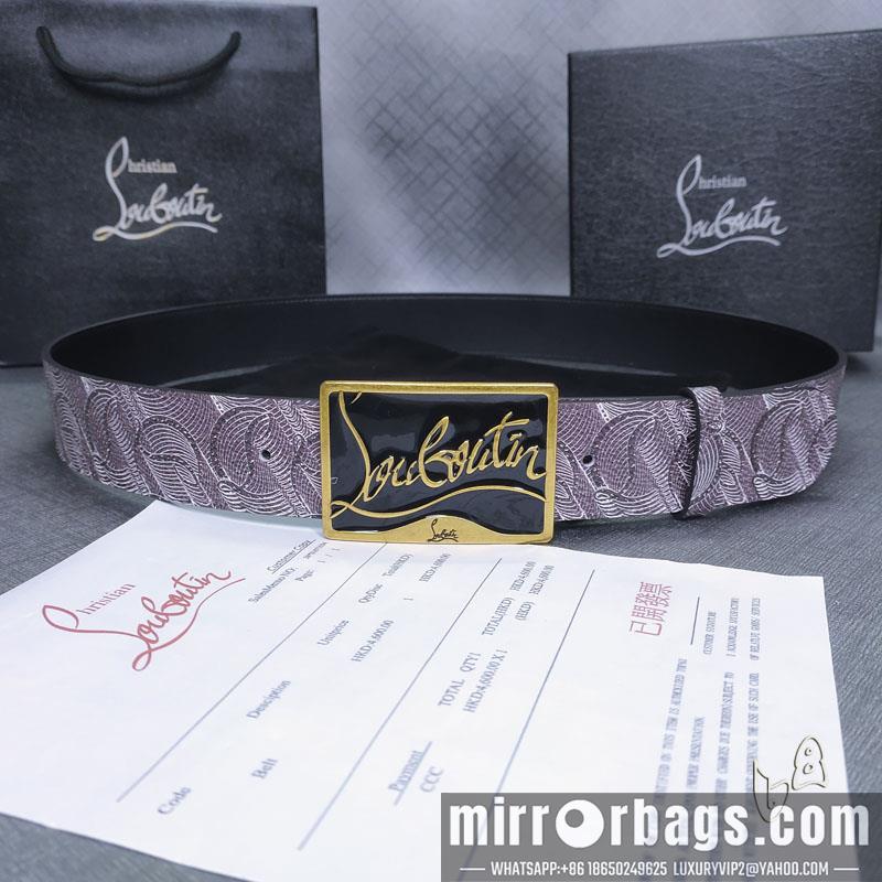 Replica Louboutin belt 38mm 80-125cm lb061202