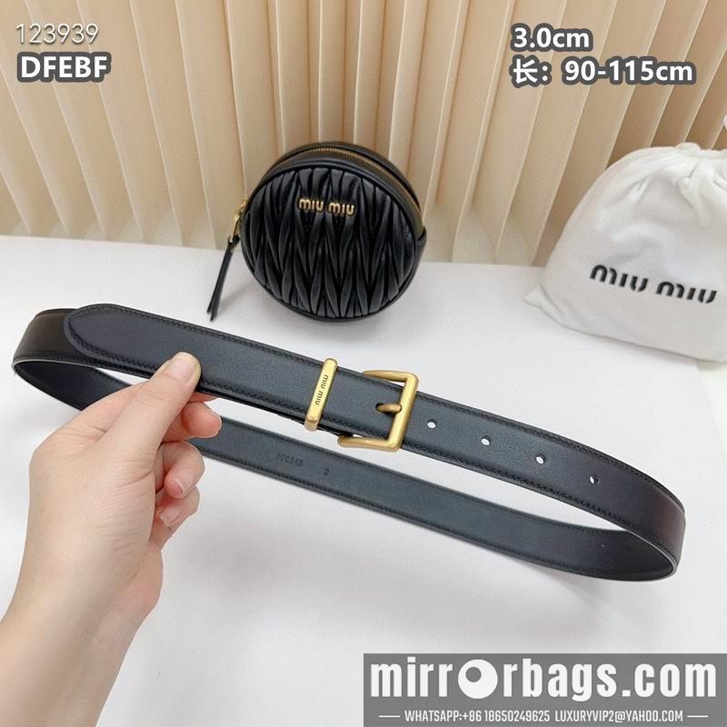 Replica Miumiu belt 30mmX90-115cm 8L02