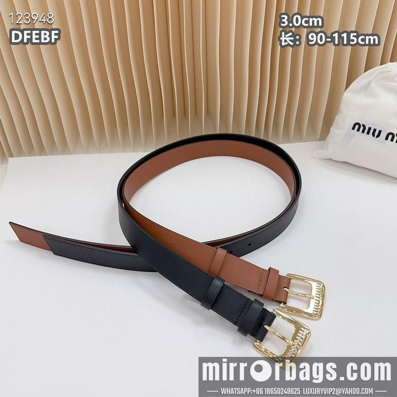 Replica Miumiu belt 30mmX90-115cm 8L01