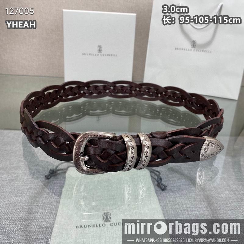 Replica Brunello Cucinelli belt 30mmX95-105-115cm 8L02