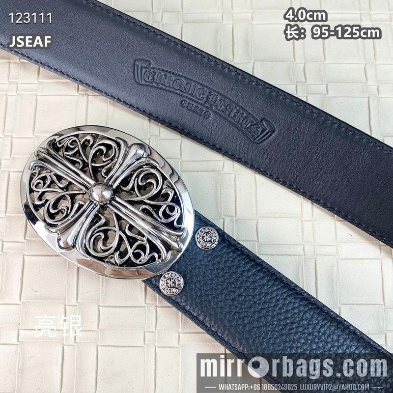 Replica Chrome Hearts belt 40mmX95-125cm 8L01