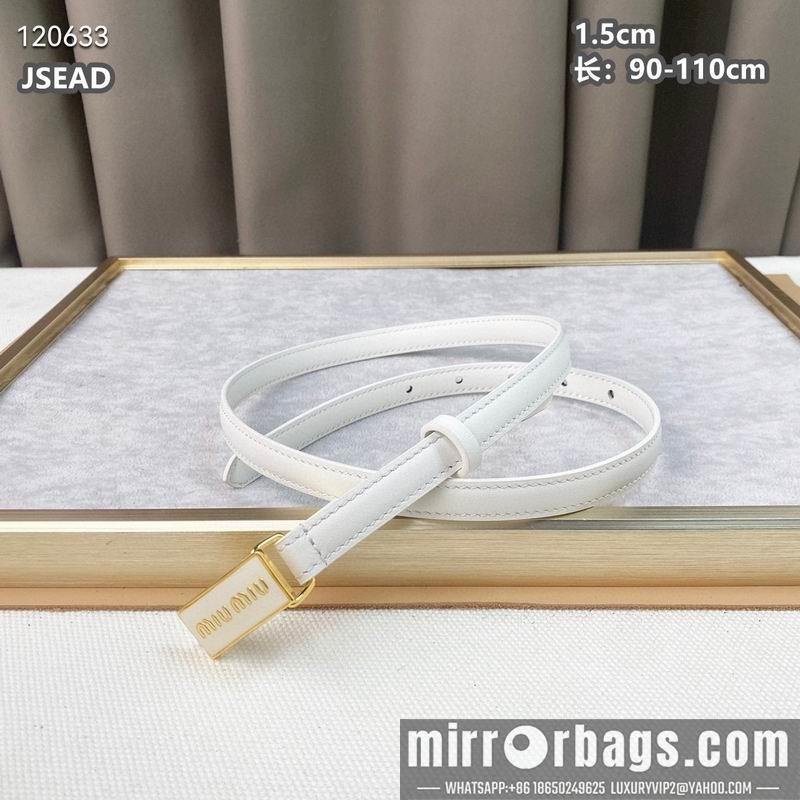 Replica Miumiu belt 15mmX90-110cm 8L072001