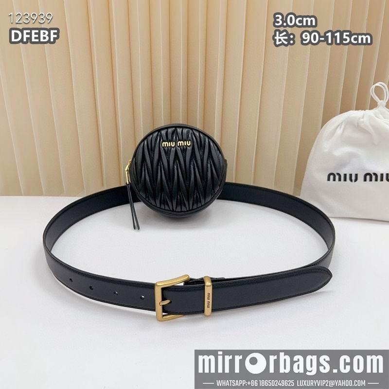 Replica Miumiu belt 30mmX90-115cm 8L02