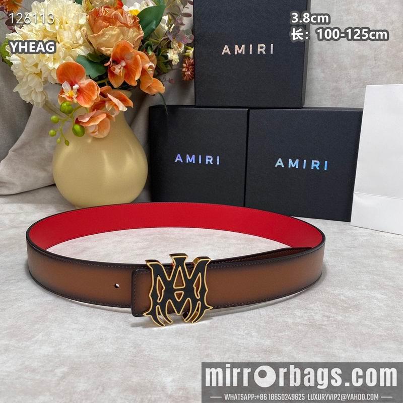 Replica Amiri belt 38mmX100-125cm 8L07