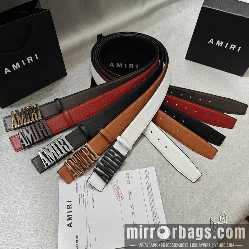 Replica Amiri belt 38mmX90-125cm lb05