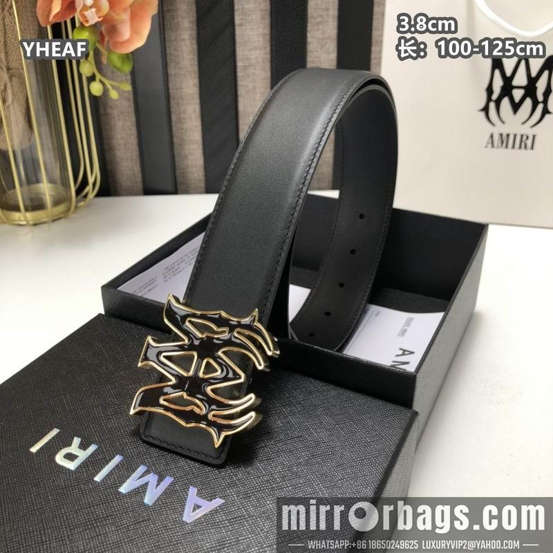Replica Amiri belt 38mmX100-125cm 8L33