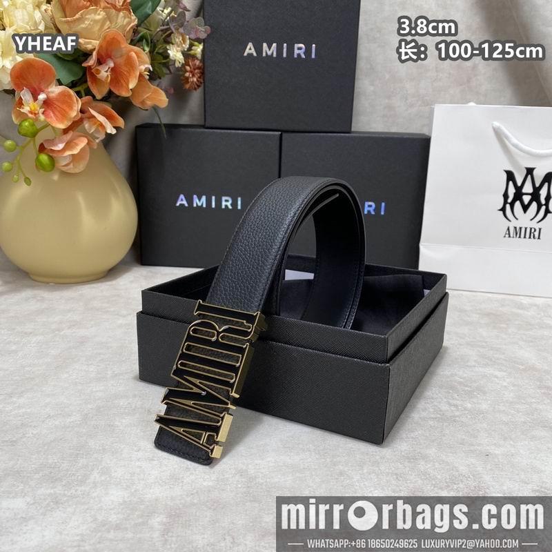 Replica Amiri belt 38mmX100-125cm 8L37