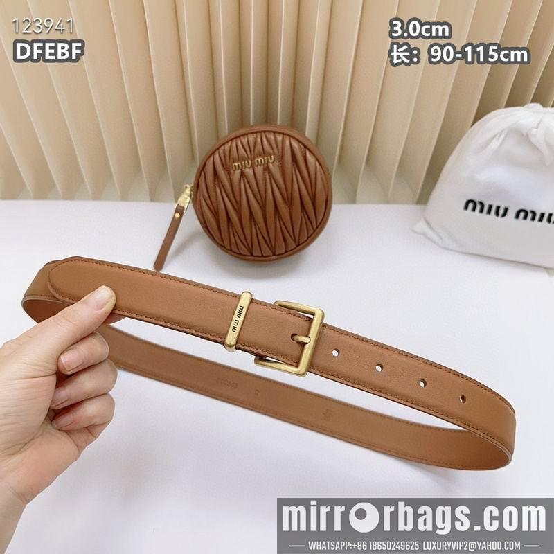 Replica Miumiu belt 30mmX90-115cm 8L02