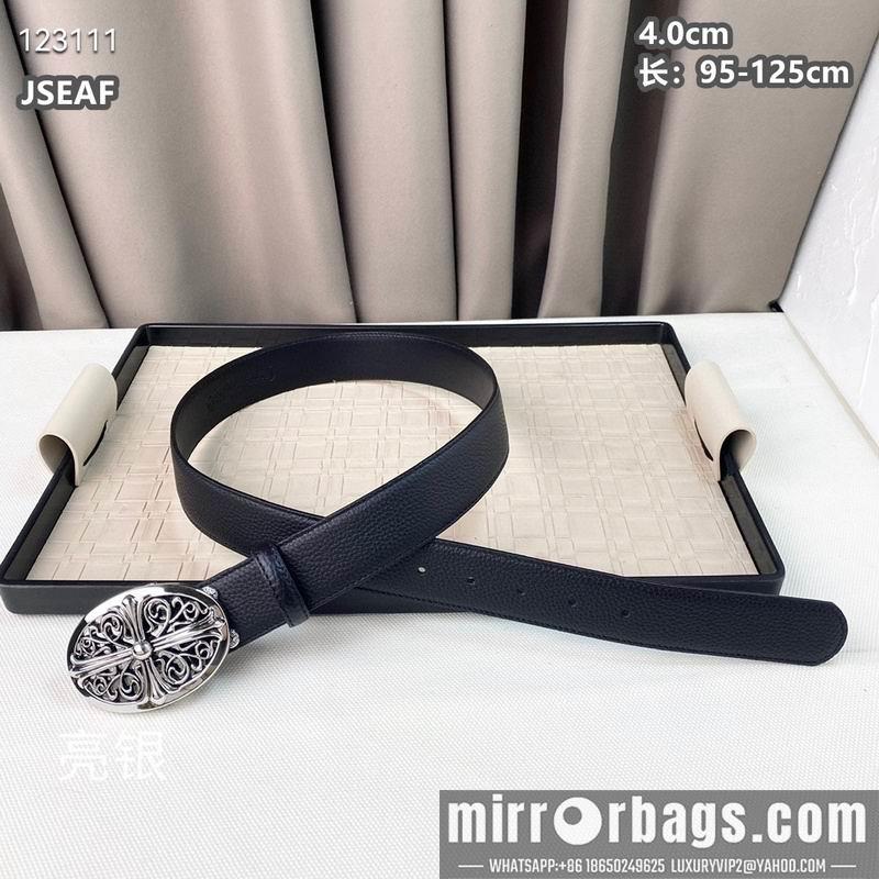 Replica Chrome Hearts belt 40mmX95-125cm 8L01