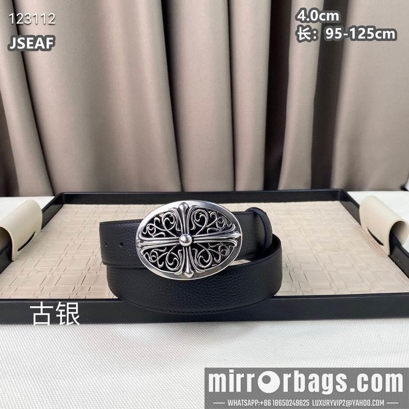 Replica Chrome Hearts belt 40mmX95-125cm 8L01