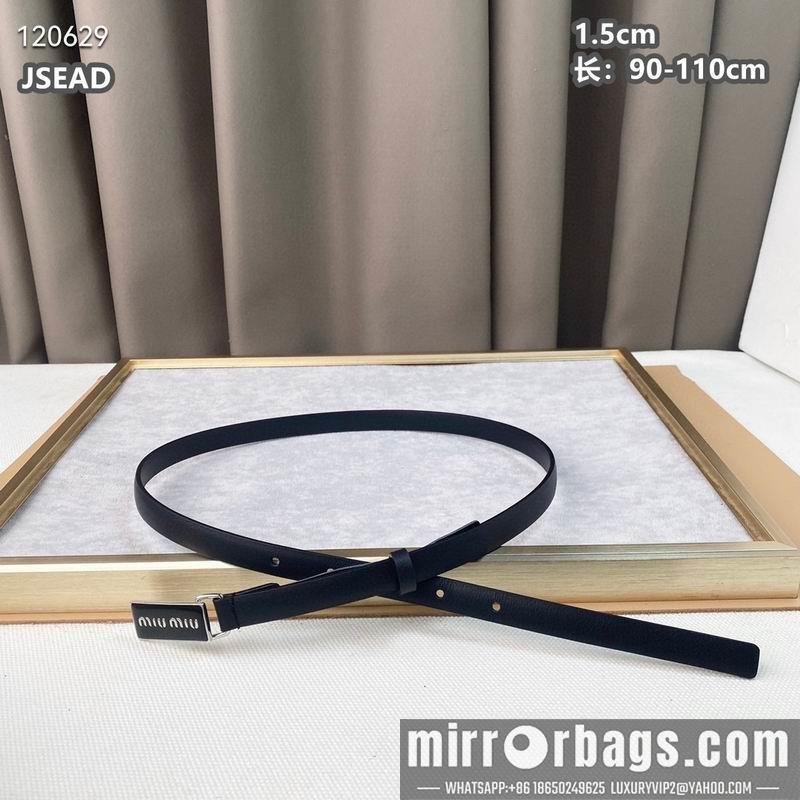 Replica Miumiu belt 15mmX90-110cm 8L072001