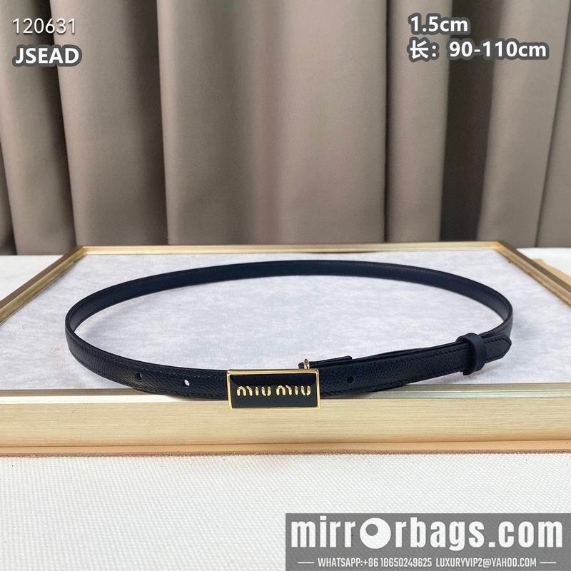 Replica Miumiu belt 15mmX90-110cm 8L072001