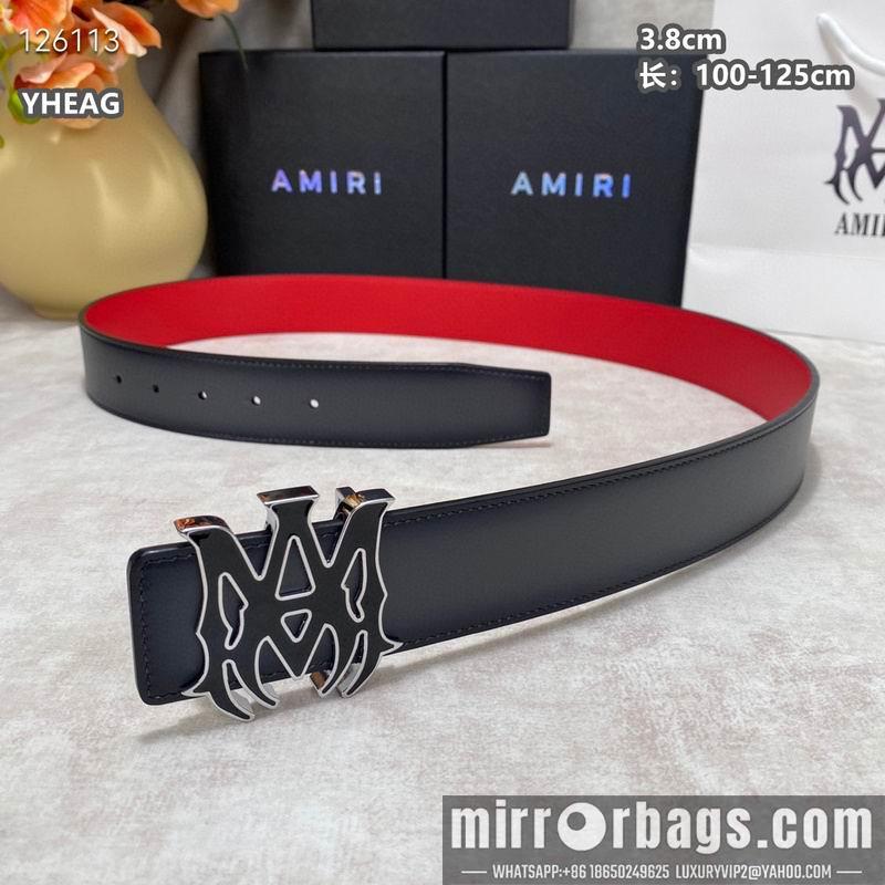 Replica Amiri belt 38mmX100-125cm 8L07