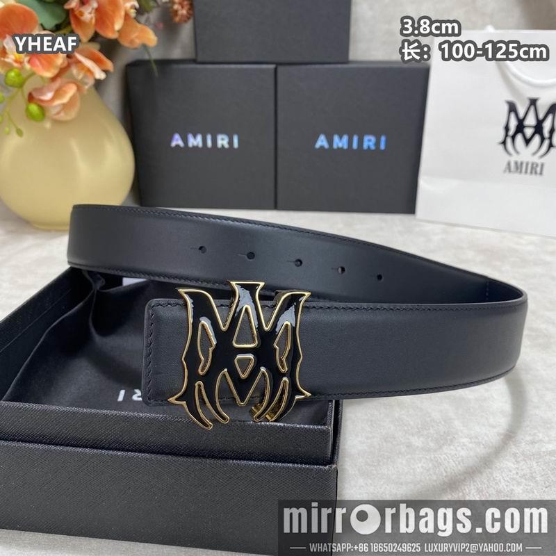 Replica Amiri belt 38mmX100-125cm 8L36