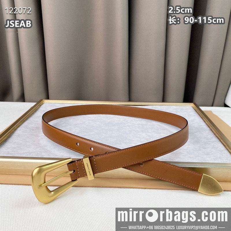 Replica YSL belt 25mmX90-115cm 8L01