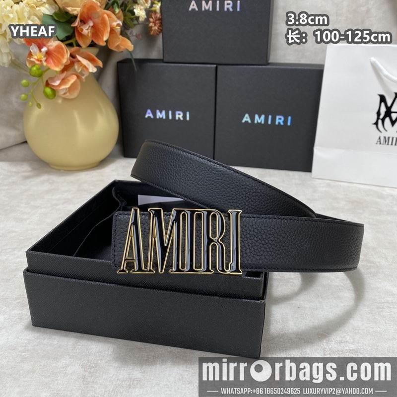 Replica Amiri belt 38mmX100-125cm 8L37