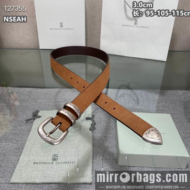 Replica Brunello Cucinelli belt 30mmX95-105-115cm 8L01