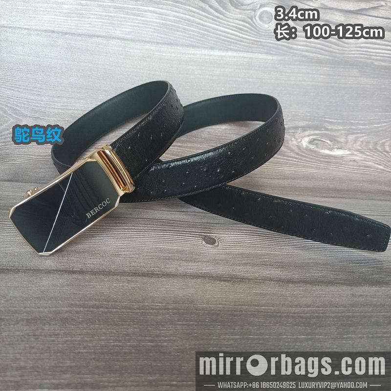 Replica Bercoc Cucinelli belt 34mmX100-125cm 8L03