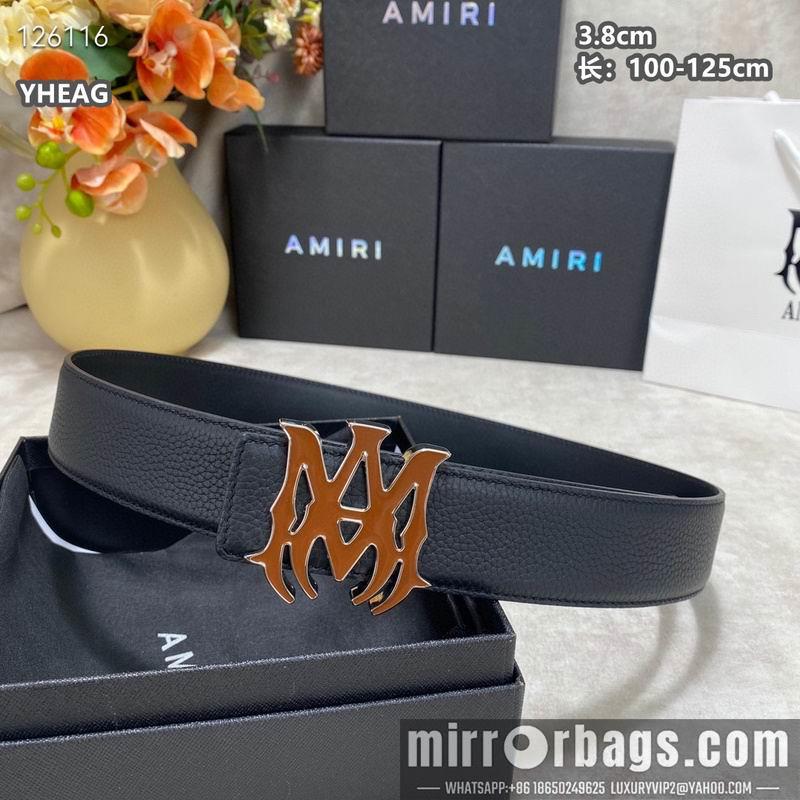 Replica Amiri belt 38mmX100-125cm 8L10