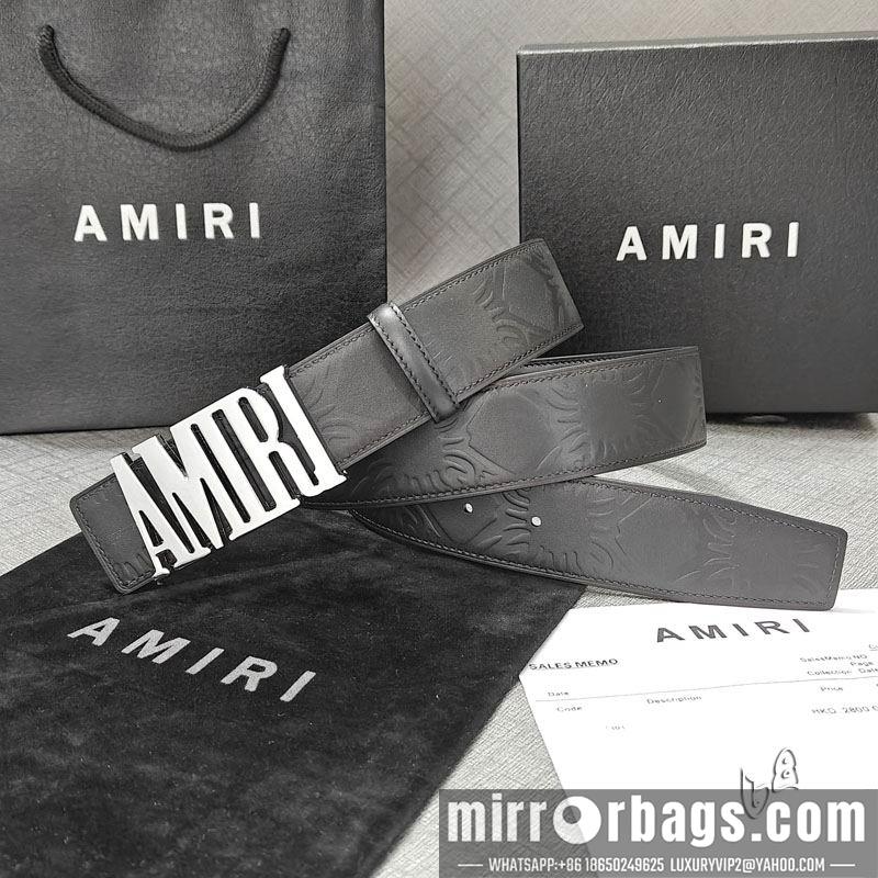 Replica Amiri belt 38mmX90-125cm lb05