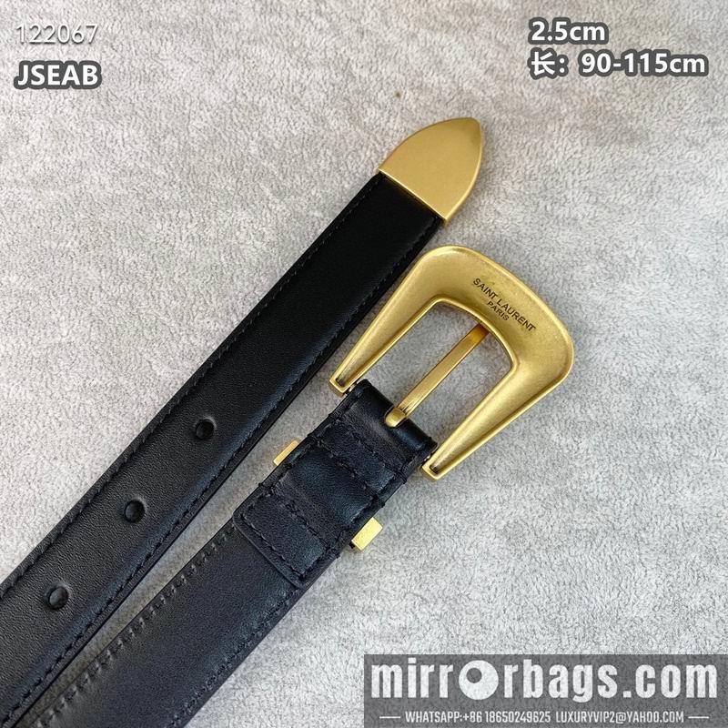 Replica YSL belt 25mmX90-115cm 8L01