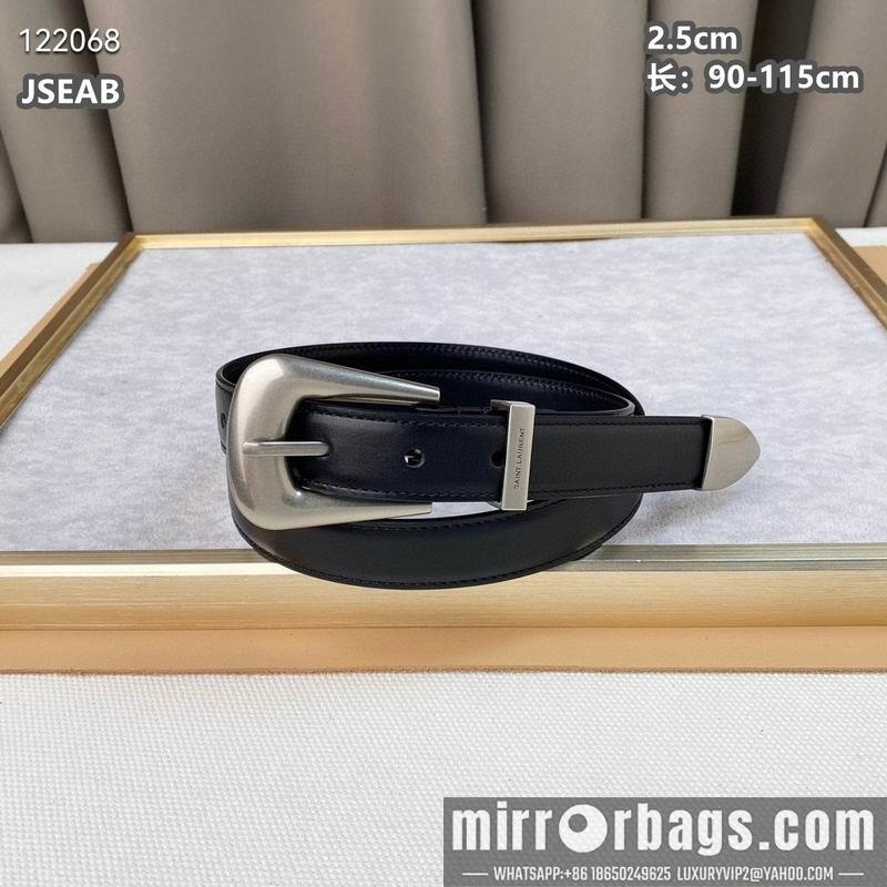 Replica YSL belt 25mmX90-115cm 8L01