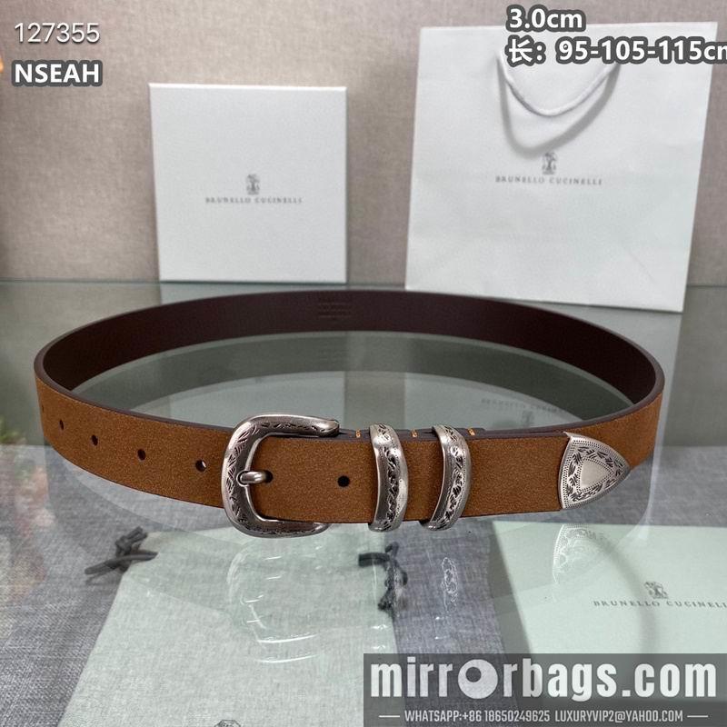 Replica Brunello Cucinelli belt 30mmX95-105-115cm 8L04