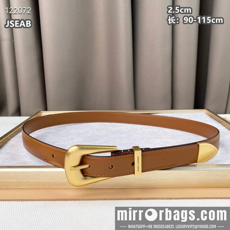 Replica YSL belt 25mmX90-115cm 8L01