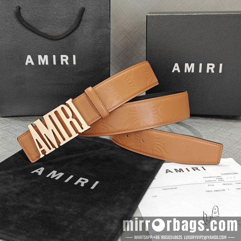 Replica Amiri belt 38mmX90-125cm lb05