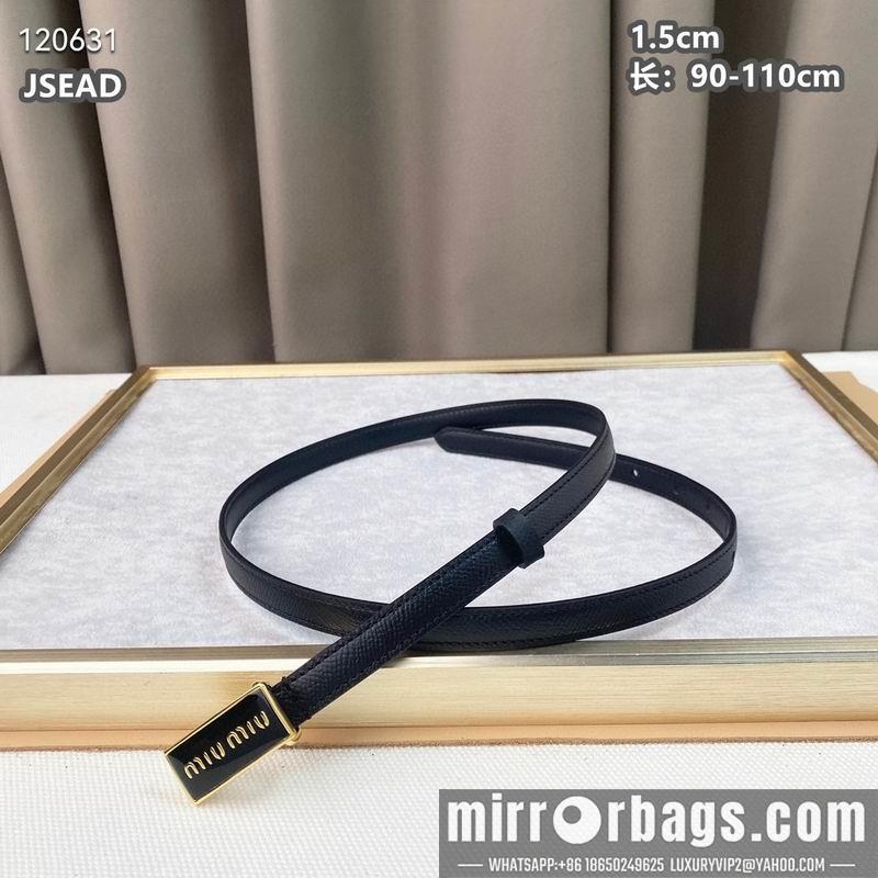 Replica Miumiu belt 15mmX90-110cm 8L072001