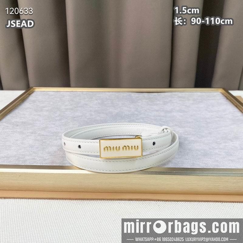 Replica Miumiu belt 15mmX90-110cm 8L072001