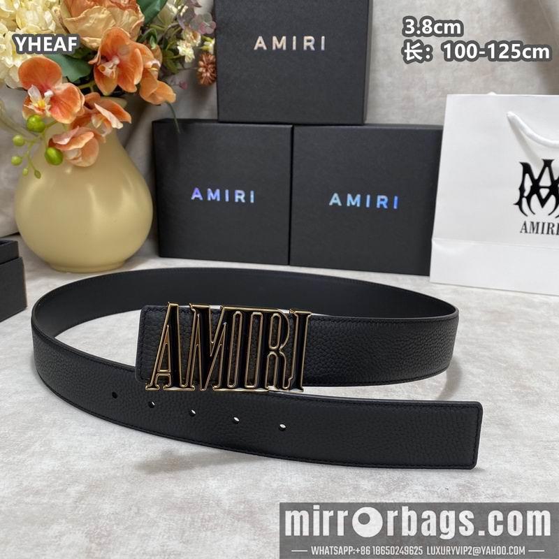 Replica Amiri belt 38mmX100-125cm 8L37