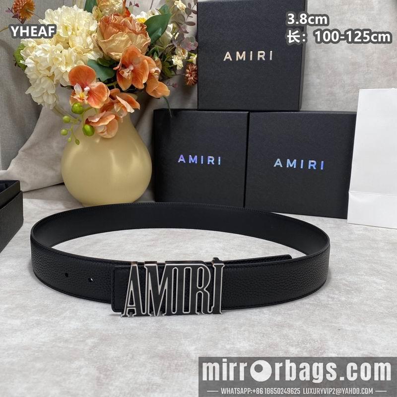 Replica Amiri belt 38mmX100-125cm 8L37